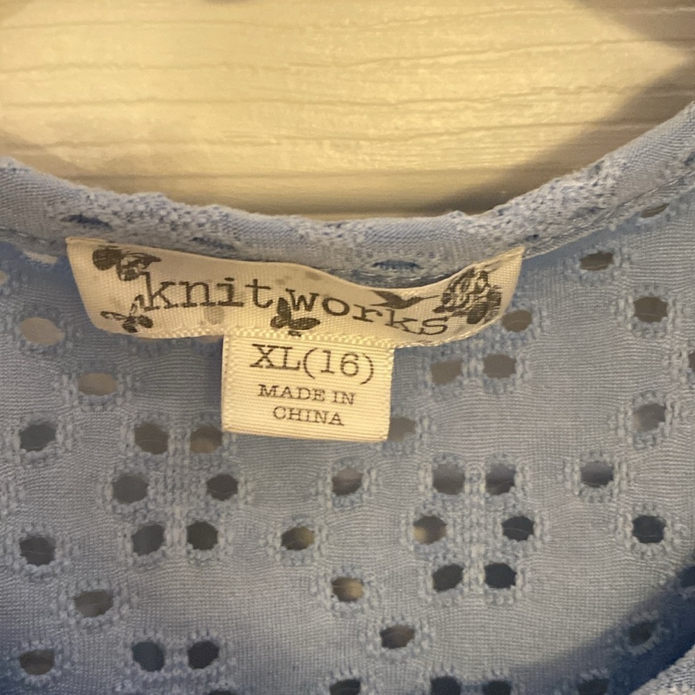 NWOT knitworks matching set girls size XL (16) - Picture 5 of 6